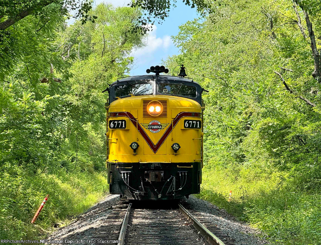 CVSR 6771 one last time as the train pulls away from me.